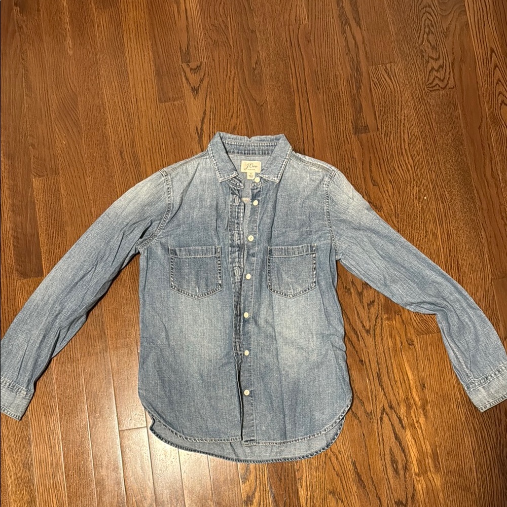 J. Crew Light Blue Denim Shirt